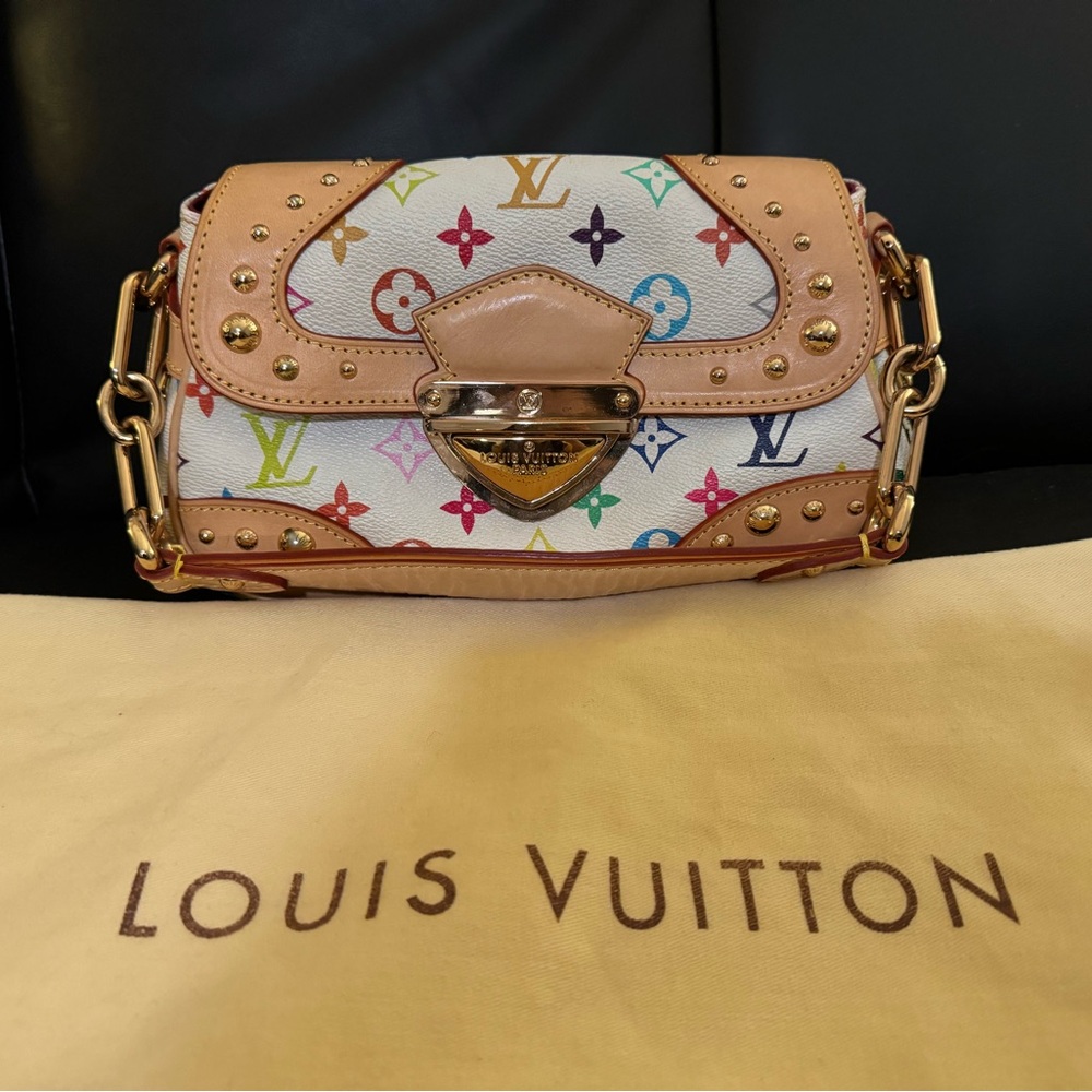 Louis Vuitton Marilyn Handbag Monogram Multicolor White